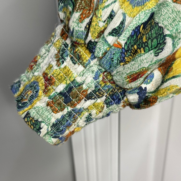 Abercrombie & Fitch 2Piece Colorful Paisley Crop Top & Cami Long Sleeve Size L - Picture 9 of 14